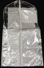 Zippered Garment Bags Clear Fabric - 72" Long, Clear (Dozen 12 Units)