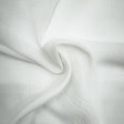 Talia Sheer Polyester Fabric - White Solid Sheer, 126" Width
