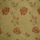 Tamil Floral Embroidered Silk Fabric - Bronze, Champagne, Cream, Khaki, Rose, Sandlwood, Turquoise, Wheat, 54" Width (1 Yard)