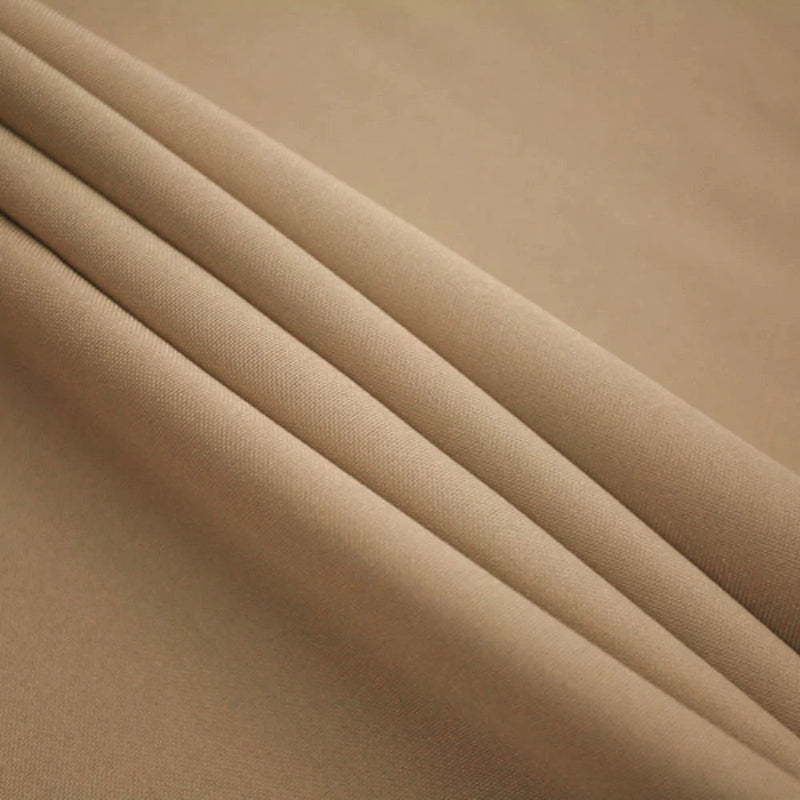 Khaki Polyester Poplin (120″) Fabric