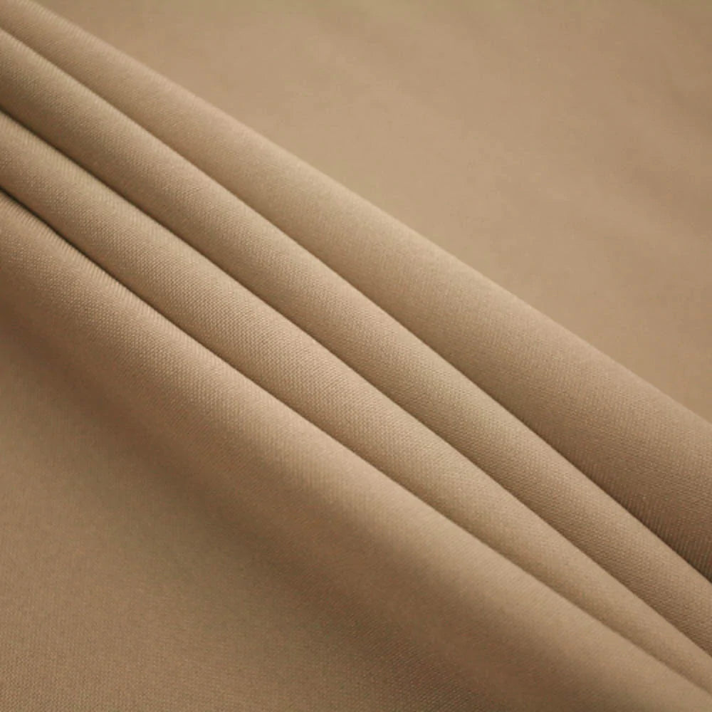 Khaki Polyester Poplin (120″) Fabric