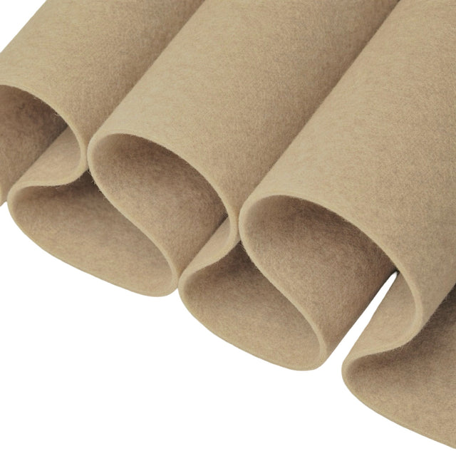 Taupe Acrylic Felt Fabric 72" Wide 1.6mm