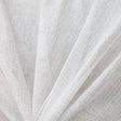 Tavern Fabric Polyester Fabric - Solid Metallic Sheer, Flax, 110" Width