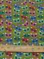 Halloween Cats Olive Poly Cotton Fabric