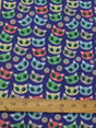 Halloween Cats Purple Poly Cotton Fabric by the Yard