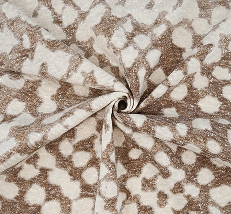 T/C/R Jersey 1D1194 Khaki Jersey Fabric - Khaki, 57/59" Width