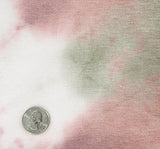 French Terry TD1002 Rose Taupe Blush Polyester Rayon Spandex Fabric - Rose Taupe Blush, 58/60" Width