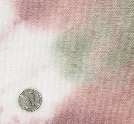 French Terry TD1002 Rose Taupe Blush Polyester Rayon Spandex Fabric - Rose Taupe Blush, 58/60" Width