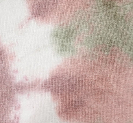 French Terry TD1002 Rose Taupe Blush Polyester Rayon Spandex Fabric - Rose Taupe Blush, 58/60" Width