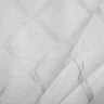 Teresa Fabric Sheer Polyester Fabric - Diamond Metallic Embroidered, 118" Width (1 Yard)