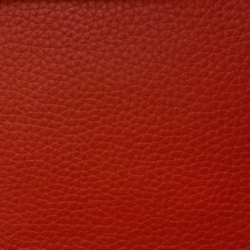 Red 1.0 mm Thickness Textured PVC Faux Leather Vinyl Fabric