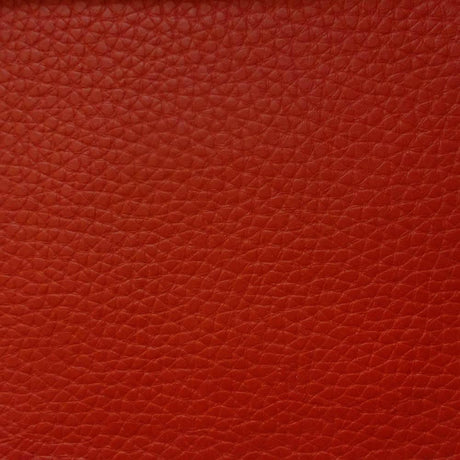 Red 1.0 mm Thickness Textured PVC Faux Leather Vinyl Fabric