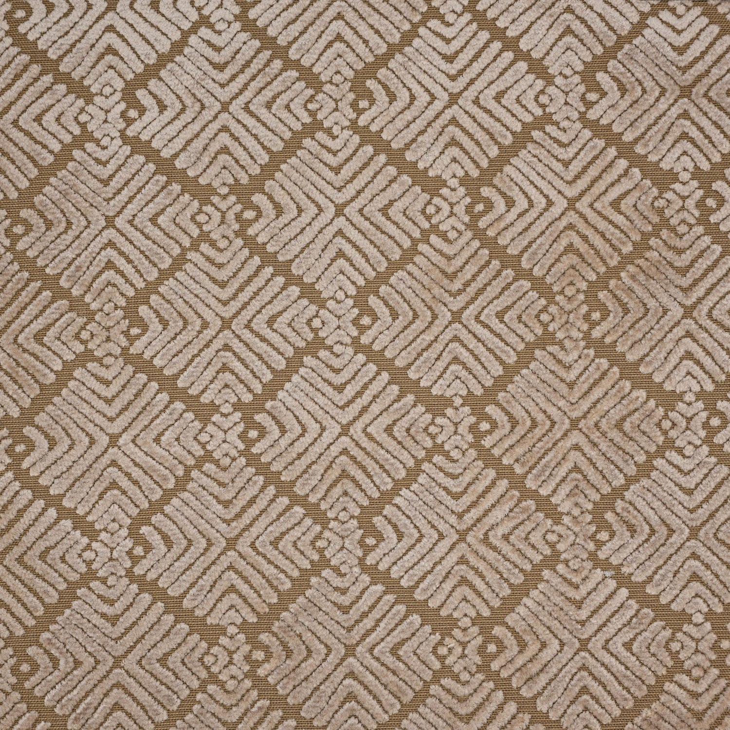 Burnout Velvet Geometric Upholstery Fabric by the Yard