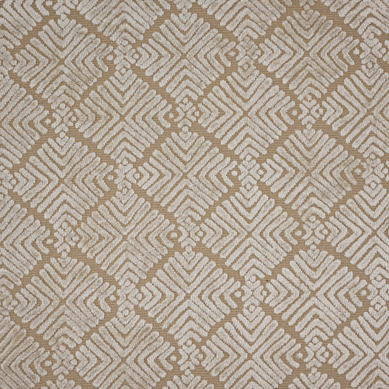 Burnout Velvet Geometric Upholstery Fabric by the Yard