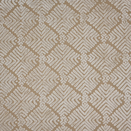 Burnout Velvet Geometric Upholstery Fabric by the Yard