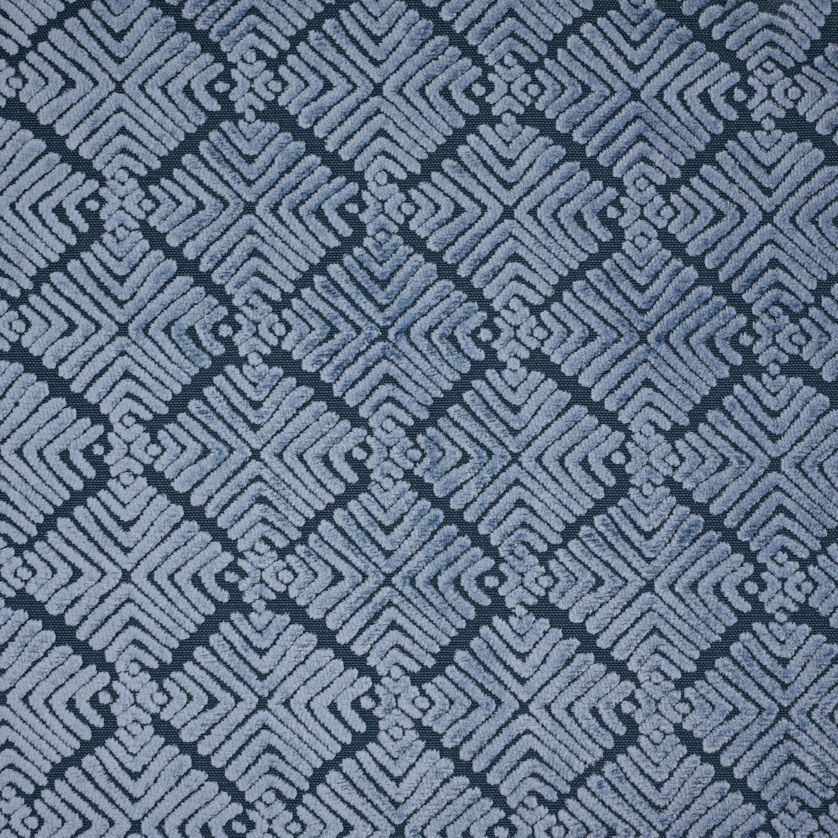 Burnout Velvet Geometric Upholstery Fabric by the Yard