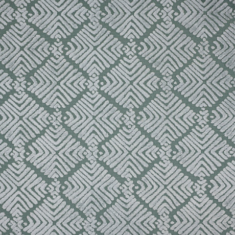 Burnout Velvet Geometric Upholstery Fabric by the Yard