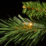 10ft Pre-Lit Tiffany Fir Slim Christmas Tree with Clear Lights