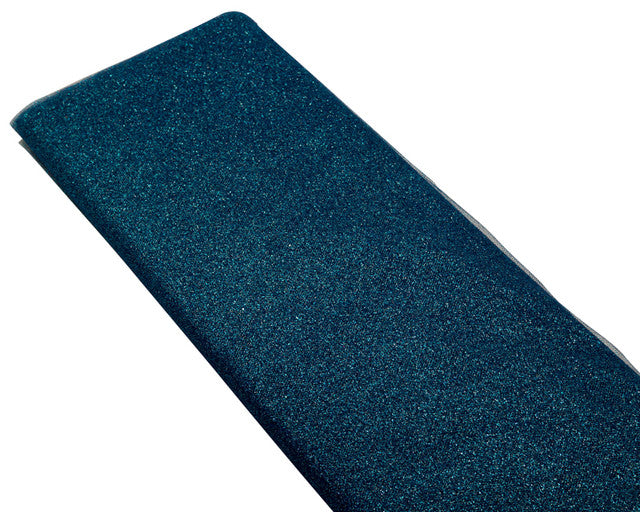 54"x10 yards (30FT) Navy Blue Glitter Tulle Bolt