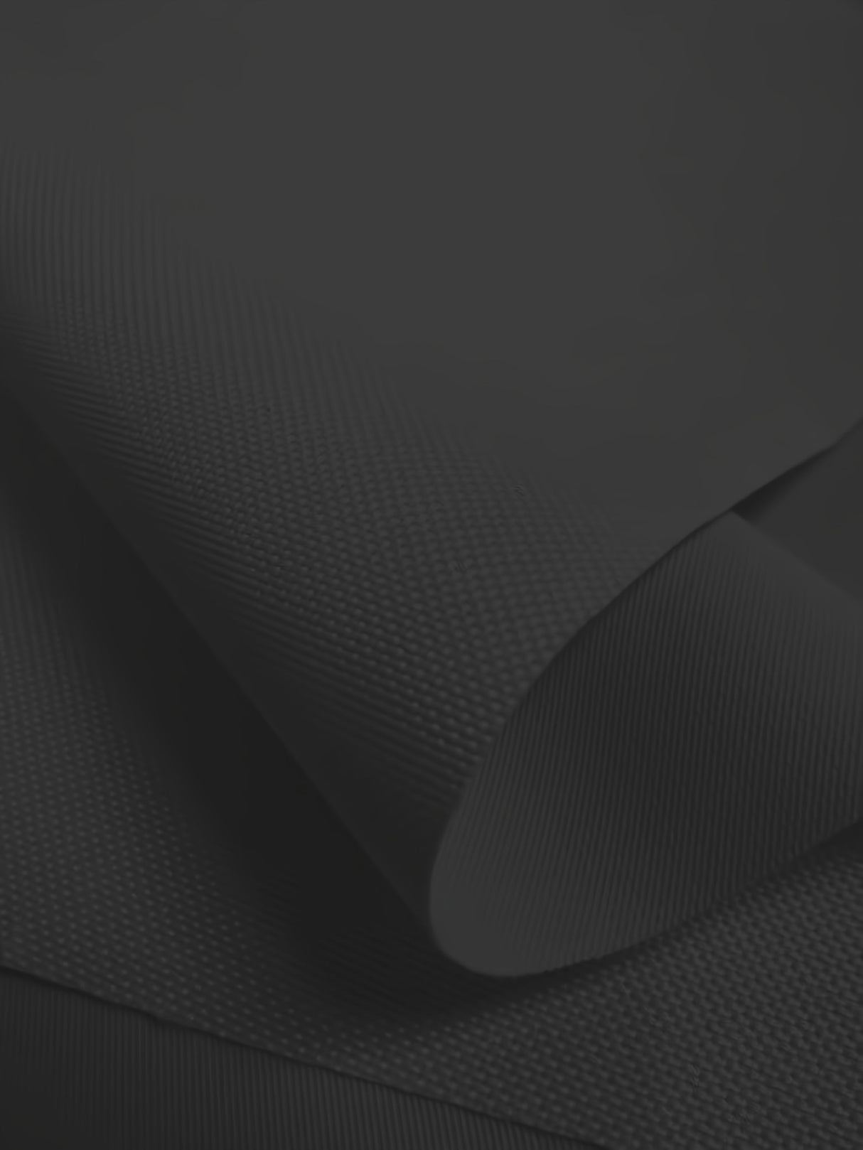 Black Premium Canvas PVC Outdoor Waterproof Fabric
