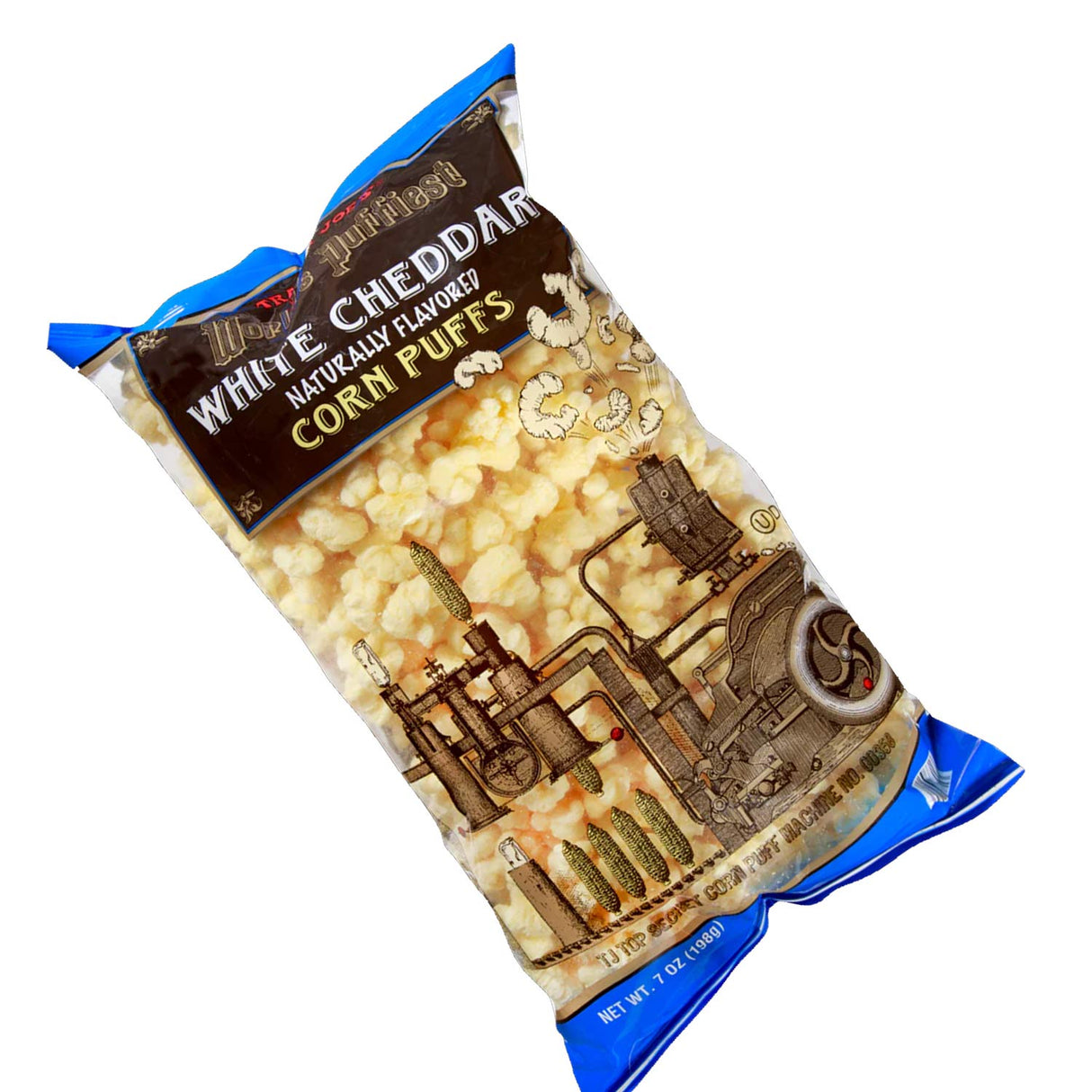 Trader Joe’s World’s Puffiest White Cheddar Corn Puffs 7 oz