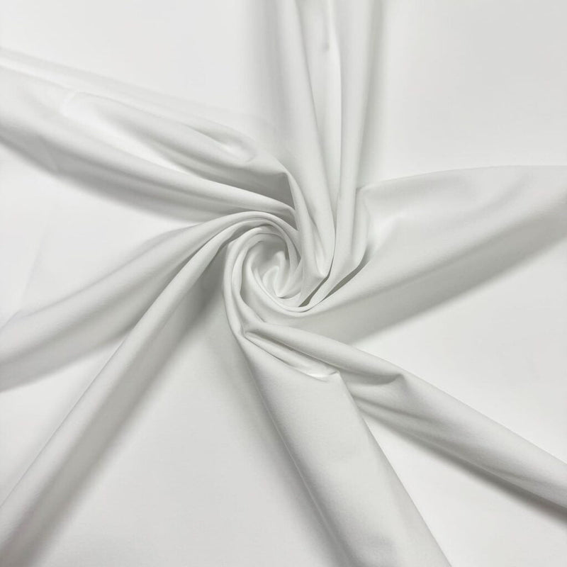 Recycled Stretch Boardshort Fabric White Tide