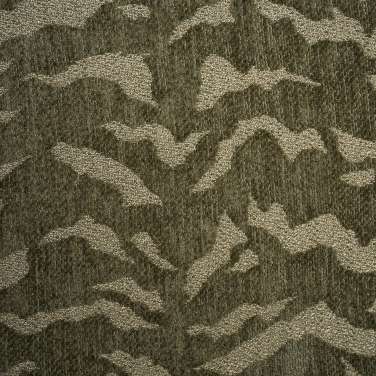 Chenille Upholstery Fabric Tigre Abstract Damask