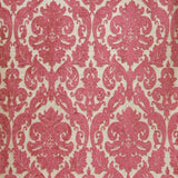 Tilda Chenille Fabric - Two-Toned Damask, Brick, 57" Width (1 Yard)