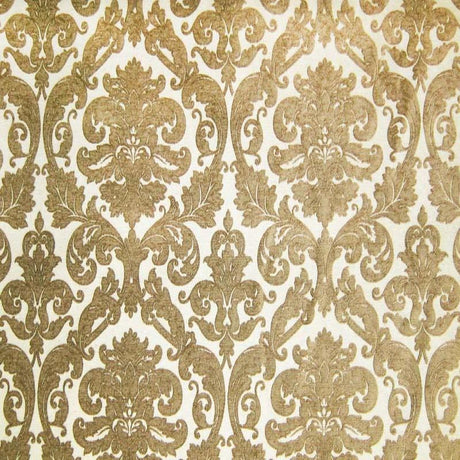 Tilda Chenille Fabric - Two-Toned Damask, Brick, 57" Width (1 Yard)