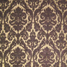 Tilda Chenille Fabric - Two-Toned Damask, Brick, 57" Width (1 Yard)