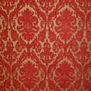 Tilda Chenille Fabric - Two-Toned Damask, Brick, 57" Width (1 Yard)