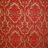 Tilda Chenille Fabric - Two-Toned Damask, Brick, 57" Width (1 Yard)