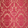 Tilda Chenille Fabric - Two-Toned Damask, Brick, 57" Width (1 Yard)