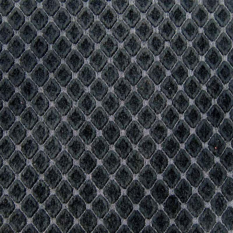 Tiles Chenille Fabric - Diamond-Shaped Pattern, 57" Width (1 Yard)