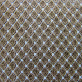Tiles Chenille Fabric - Diamond-Shaped Pattern, 57" Width (1 Yard)
