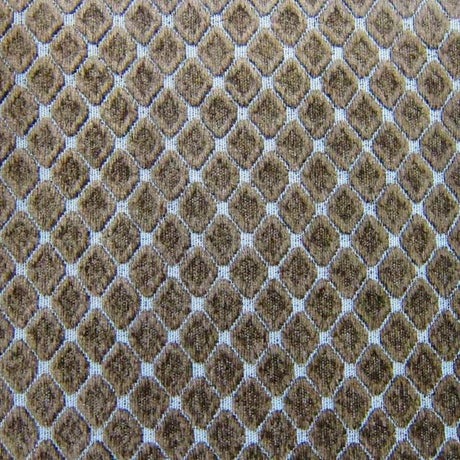 Tiles Chenille Fabric - Diamond-Shaped Pattern, 57" Width (1 Yard)