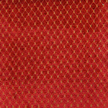 Tiles Chenille Fabric - Diamond-Shaped Pattern, 57" Width (1 Yard)