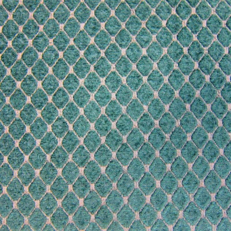 Tiles Chenille Fabric - Diamond-Shaped Pattern, 57" Width (1 Yard)