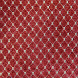 Tiles Chenille Fabric - Diamond-Shaped Pattern, 57" Width (1 Yard)