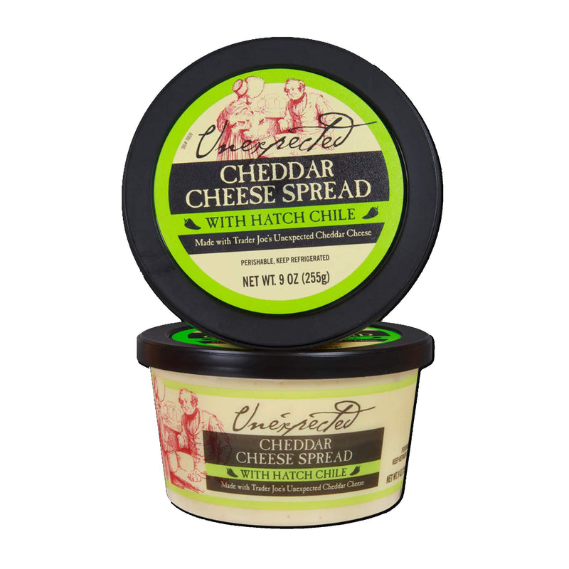 Cheddar Cheese Spread with Hatch Chile Spicy Creamy Dip