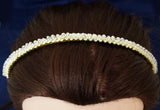 Gold Crystal Bridal Headband Rhinestone Wedding Hair Accessory 1 Piece (TL150)