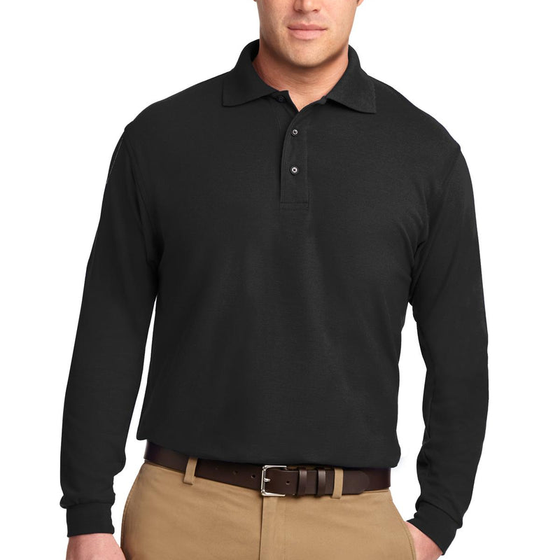 Port Authority® Tall Silk Touch Long Sleeve Polo