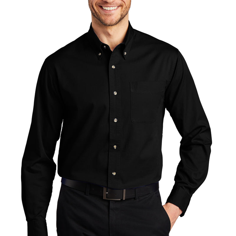 Port Authority® Tall Long Sleeve Twill Shirt