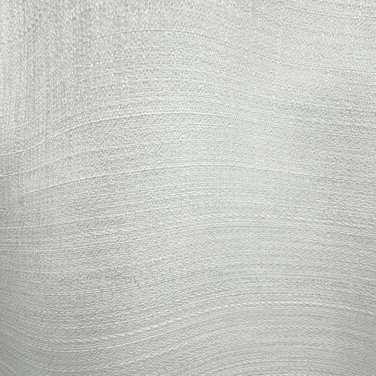 Tobey Solid Sheer Polyester Fabric - White, 126" Width (1 Yard)