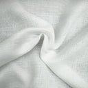 Tobey Solid Sheer Polyester Fabric - White, 126" Width (1 Yard)