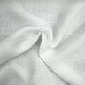 Tobey Solid Sheer Polyester Fabric - White, 126" Width (1 Yard)
