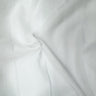 Tomer Polyester Fabric - Solid Sheer White, 126" Width (1 Yard)