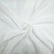 Torry Sheer Polyester Fabric - Solid White, 126" Width (1 Yard)