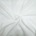 Torry Sheer Polyester Fabric - Solid White, 126" Width (1 Yard)