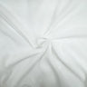 Torry Sheer Polyester Fabric - Solid White, 126" Width (1 Yard)